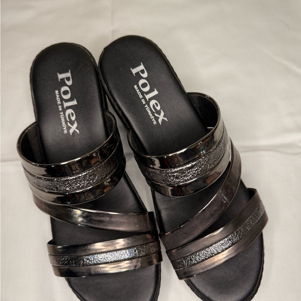 Women's Black Slide Sandals